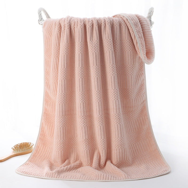 Ultra-Soft Microfiber Jacquard Bath Towel Bowlift