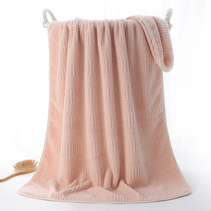 Ultra-Soft Microfiber Jacquard Bath Towel Bowlift