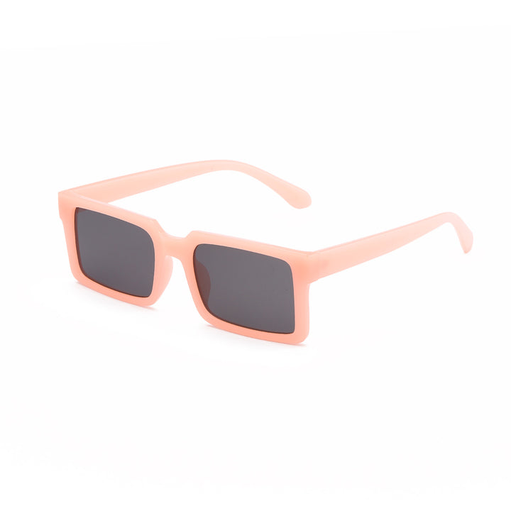 Women’s fashionable rectangular sunglasses with yellow lenses Bowlift