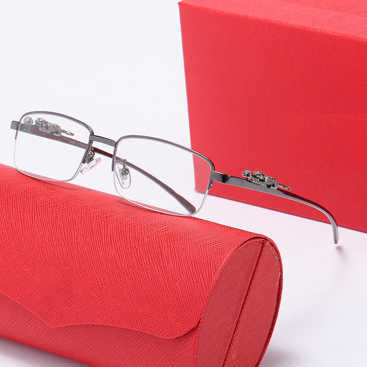 Women Elegant Correction Glasses with Filigree Design and High-Quality Metal Frame Bowlift