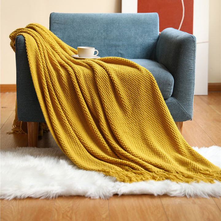 Chunky Knit Throw Blanket
