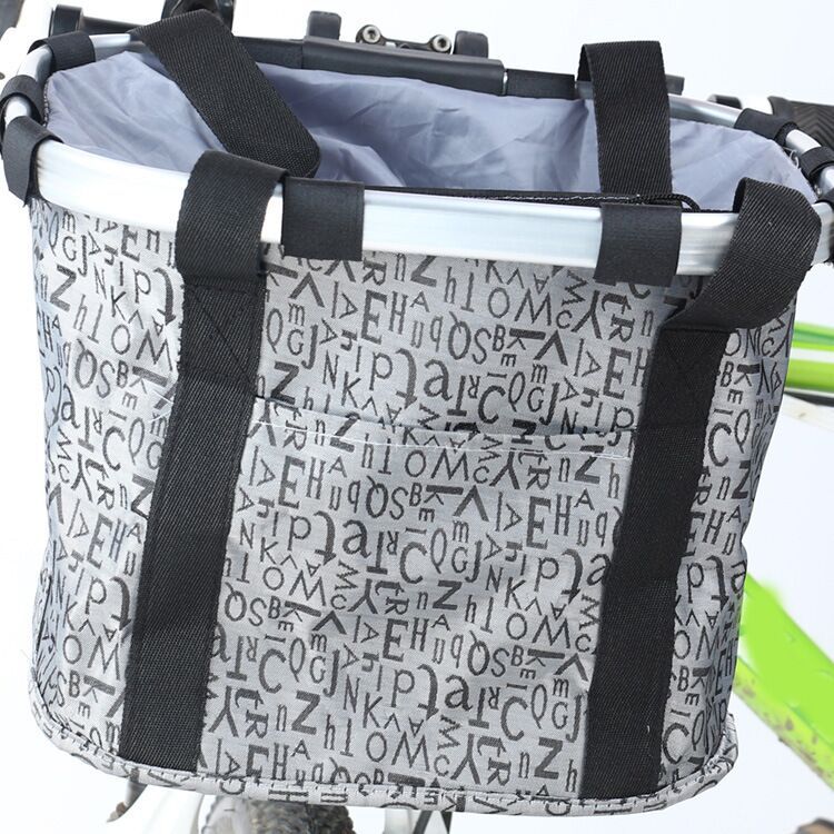 collapsible insulated front bike basket with quick-release mounting and waterproof liner Bowlift