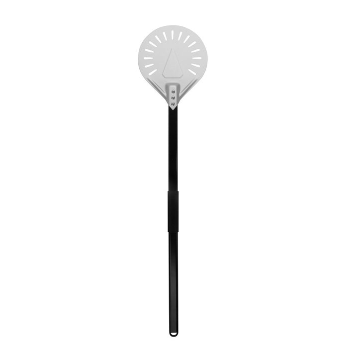 extra-long perforated pizza peel with ergonomic heat-resistant handle Bowlift