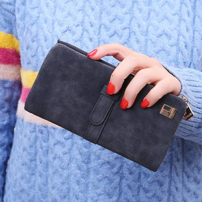 Long wallet with two compartments for women | Bowlift