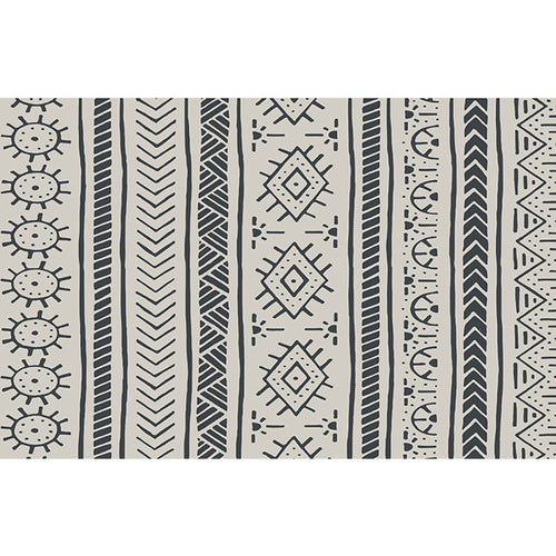 BowLift | Southwestern living room carpet Multicolored Color block Indoor carpet Polyester Non-slip carpet Stain resistant Flooring