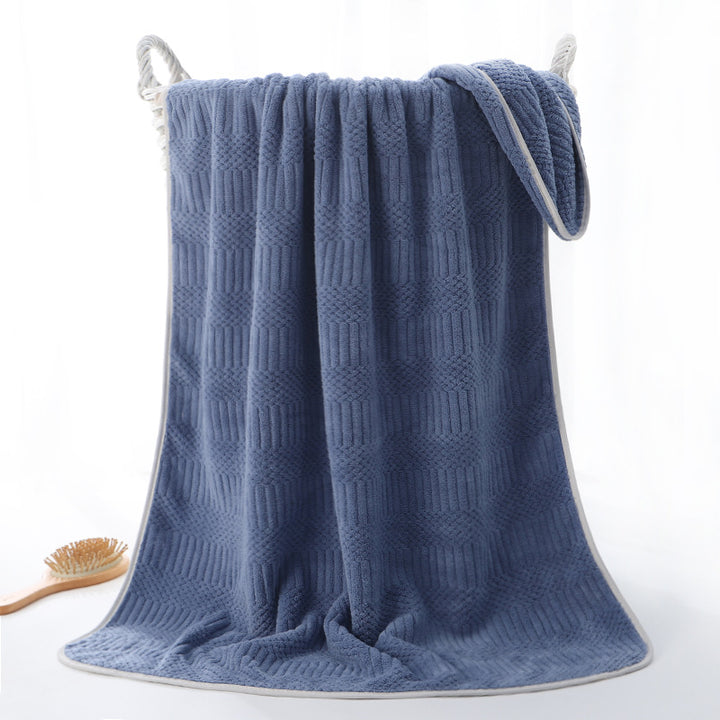 Ultra-Soft Microfiber Jacquard Bath Towel Bowlift