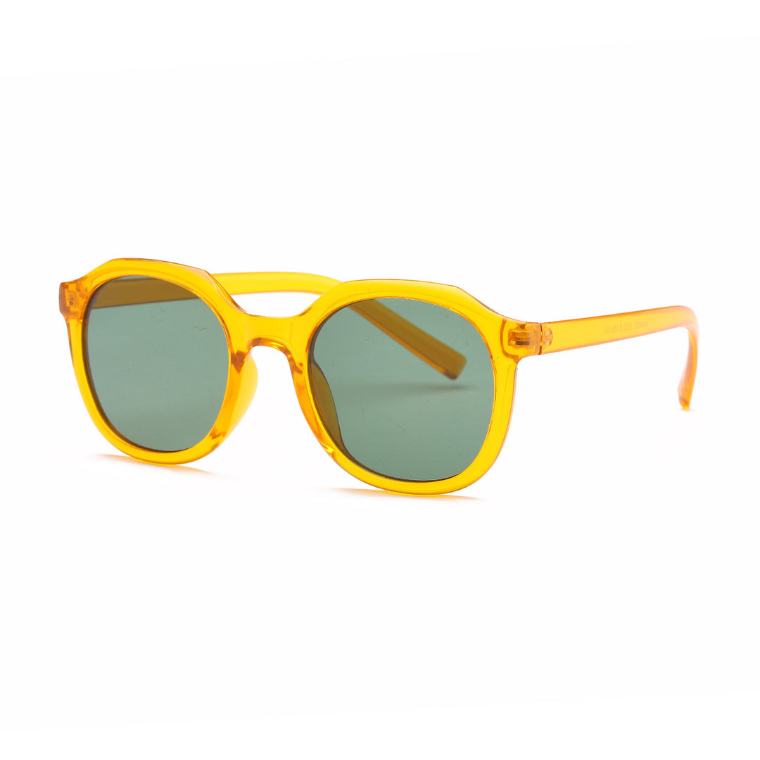 Women's fashionable sunglasses with multifaceted frame and UV protection Bowlift