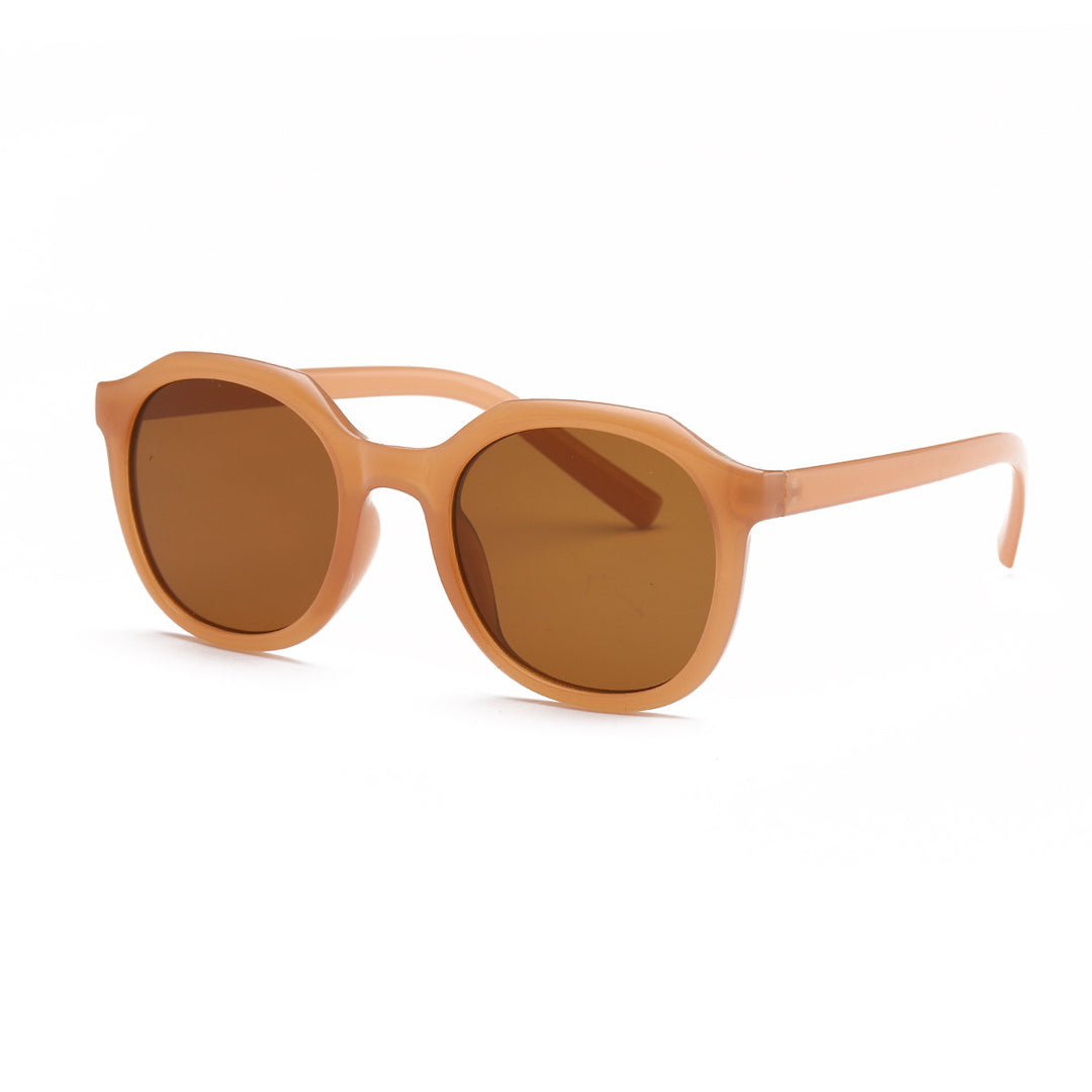 Women's fashionable sunglasses with multifaceted frame and UV protection Bowlift