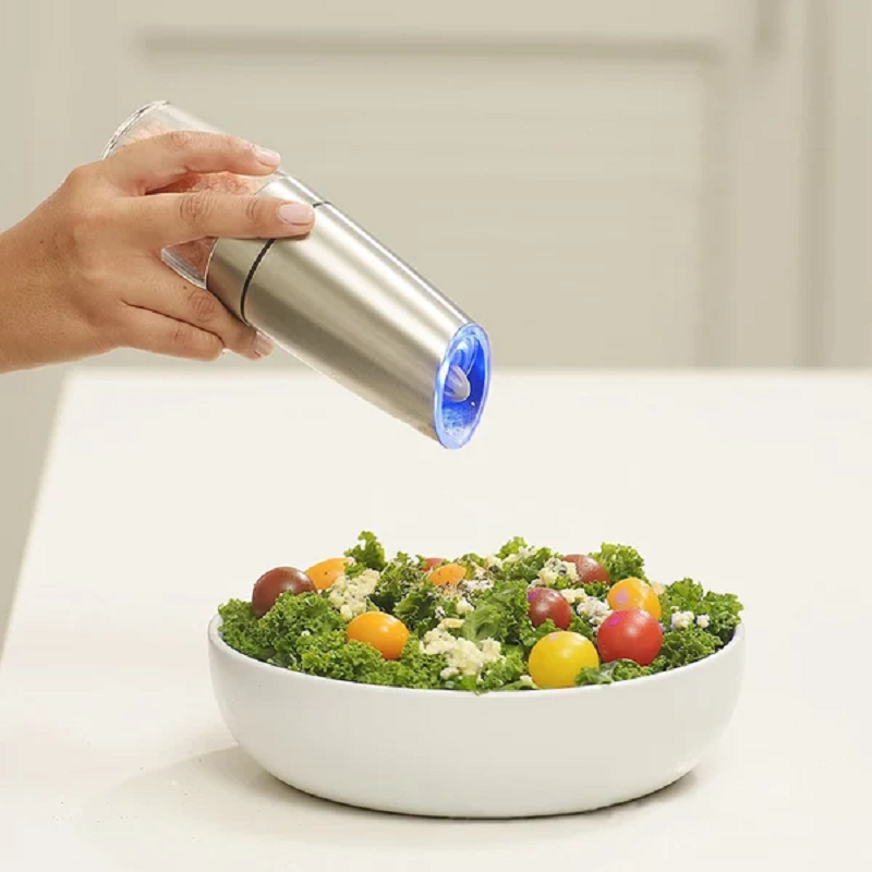 Automatic Electric Gravity Induction Salt and Pepper Grinder | Bowlift