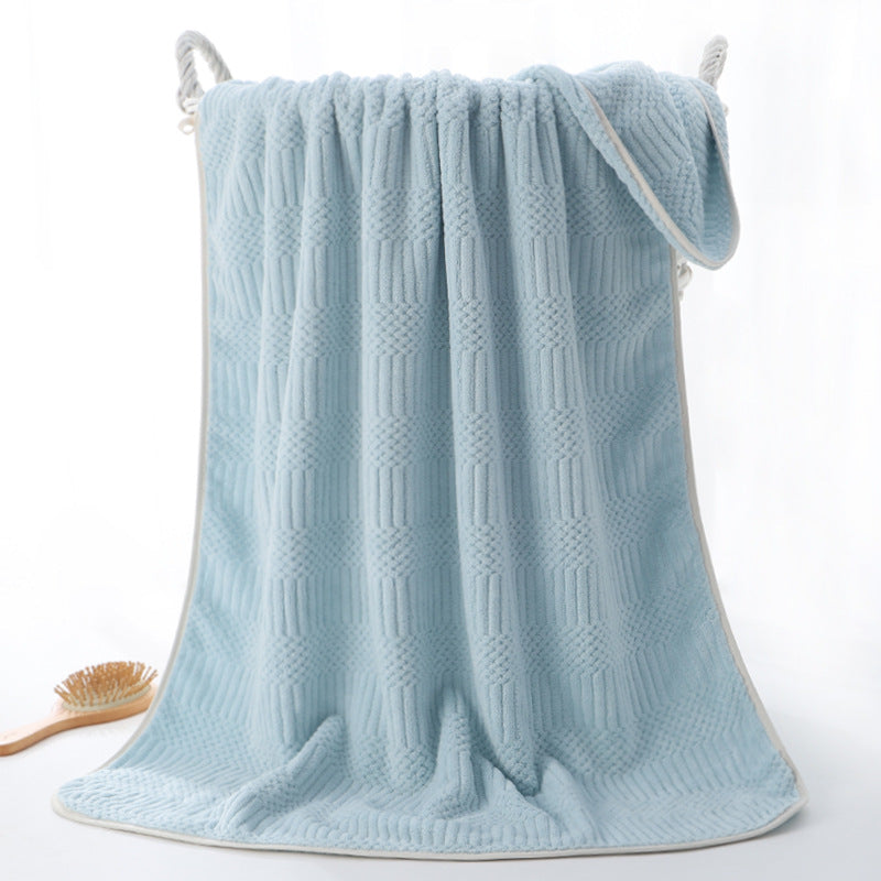 Ultra-Soft Microfiber Jacquard Bath Towel Bowlift