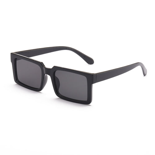 Women’s fashionable rectangular sunglasses with yellow lenses Bowlift