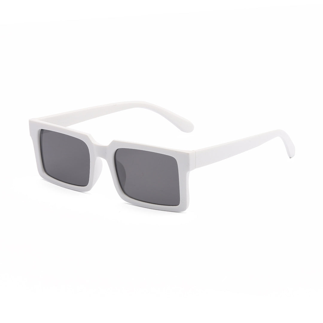 Women’s fashionable rectangular sunglasses with yellow lenses Bowlift