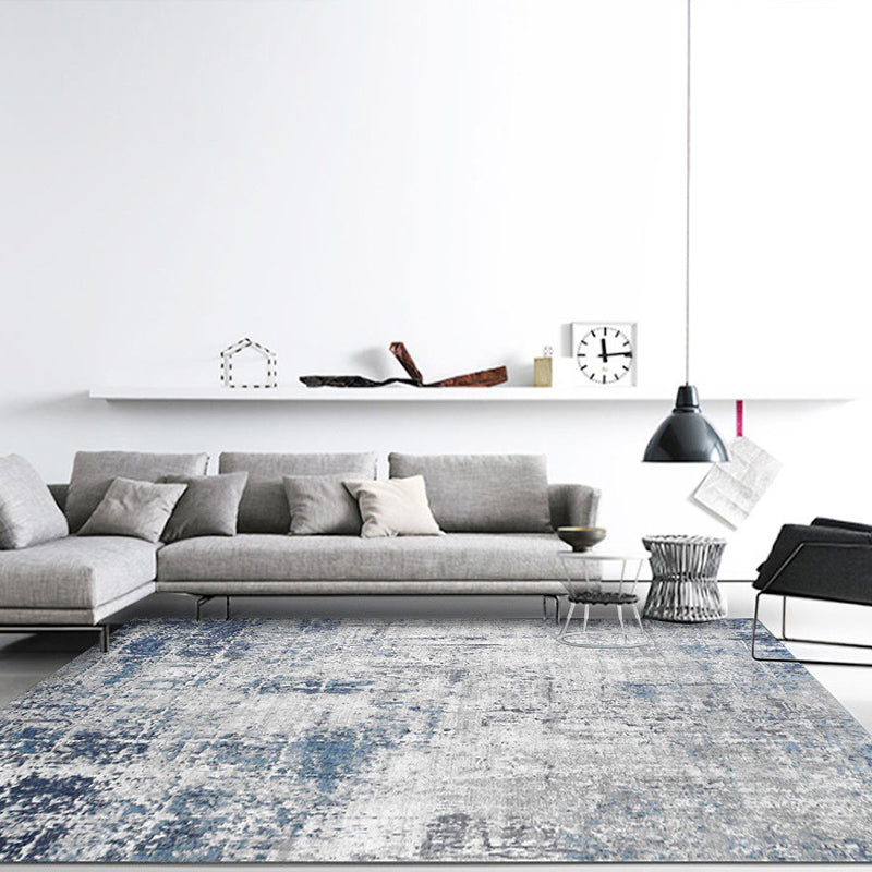 BowLift | Relaxing Living Room Rug Multicolored Abstract Printed Indoor Rug Polyester Non-Slip Rug Pet-Friendly Area Rug