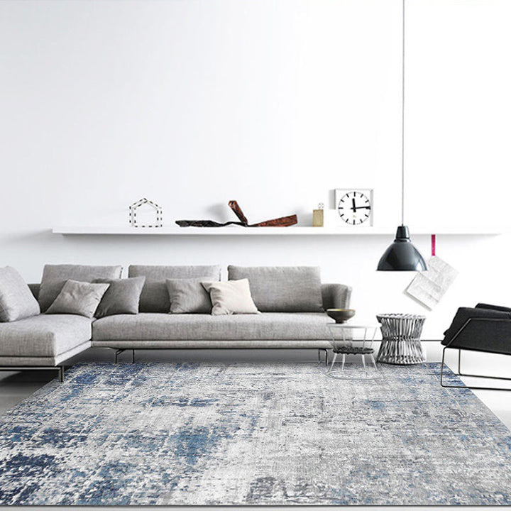 BowLift | Relaxing Living Room Rug Multicolored Abstract Printed Indoor Rug Polyester Non-Slip Rug Pet-Friendly Area Rug