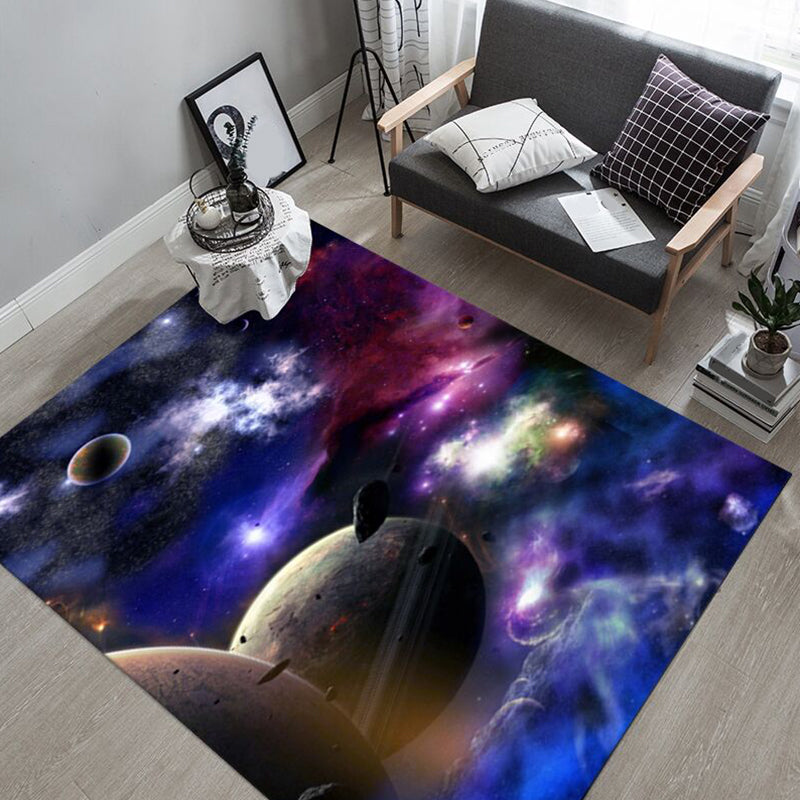 BowLift | Trendy Living Room Rug Multi-Colored Room Pattern Rug Synthetic Anti-Slip Back Pet-Friendly Rug