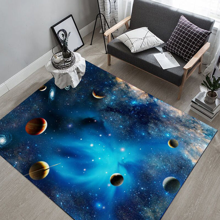 BowLift | Trendy Living Room Rug Multi-Colored Room Pattern Rug Synthetic Anti-Slip Back Pet-Friendly Rug