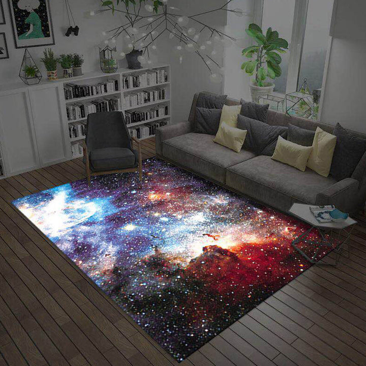 BowLift | Trendy Living Room Rug Multi-Colored Room Pattern Rug Synthetic Anti-Slip Back Pet-Friendly Rug