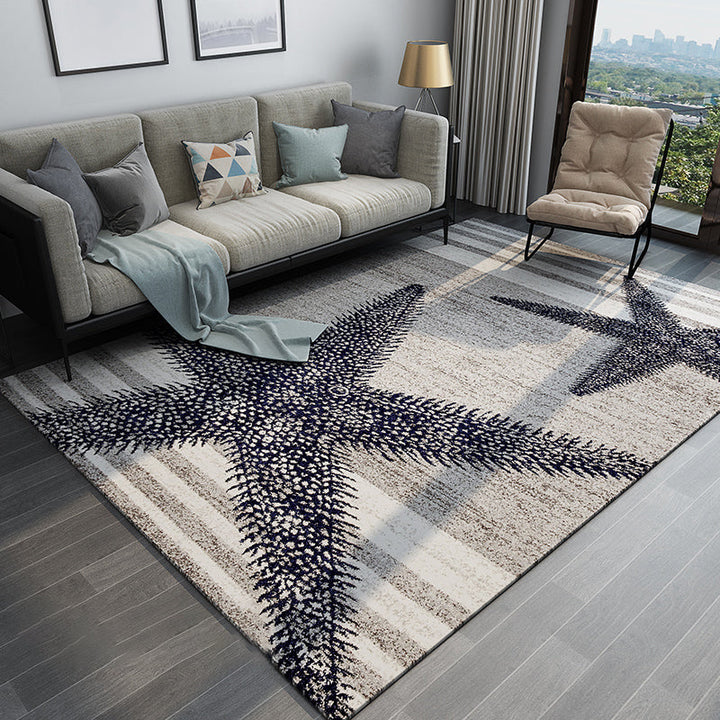 BowLift | New Living Room Rug Multicolor Geometric Print Area Rug Polyester Non-Slip Backing Easy Care Indoor Rug