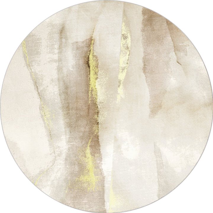 BowLift | Casual Living Room Rug Multi-Colored Abstract Printed Indoor Rug Polyester Pet-Friendly Stain-Resistant Rug