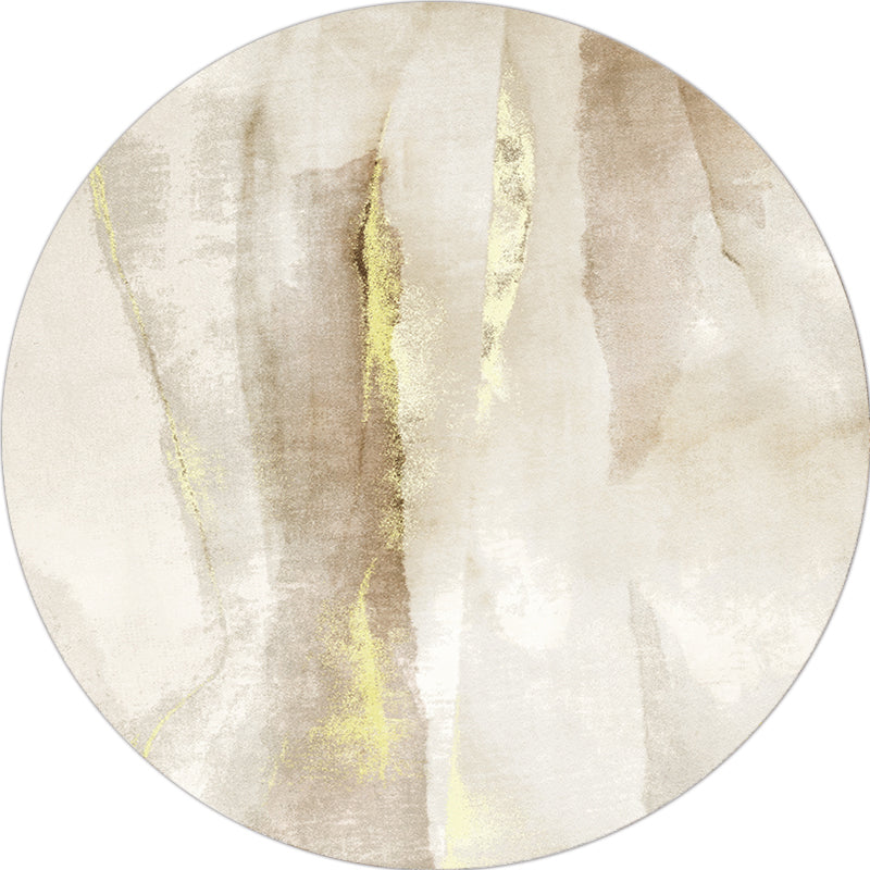 BowLift | Casual Living Room Rug Multi-Colored Abstract Printed Indoor Rug Polyester Pet-Friendly Stain-Resistant Rug