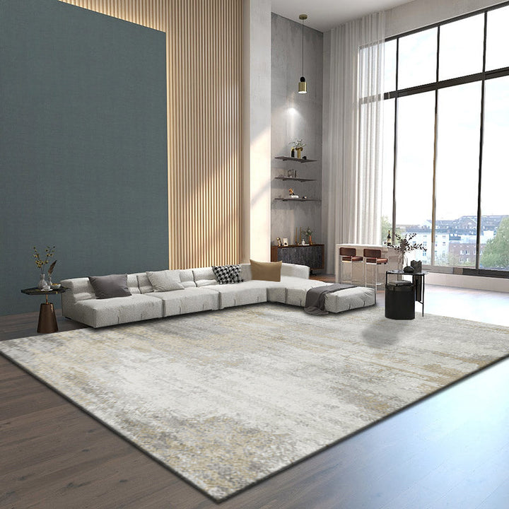 BowLift | Scandinavian Bedroom Rug Multicolor Abstract Printed Indoor Carpet Polyester Non-Slip Washable Area Rug