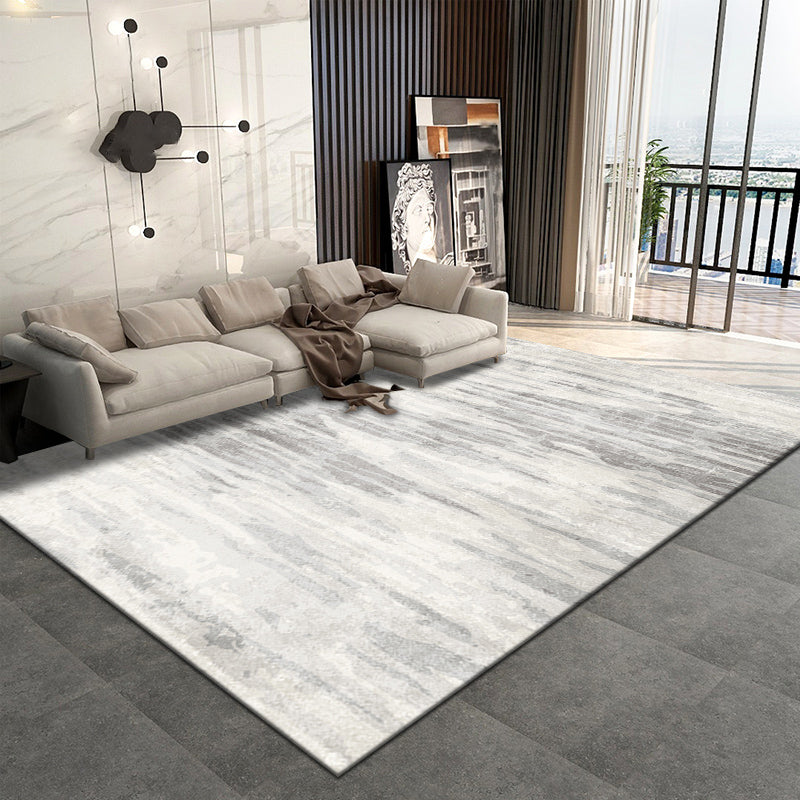BowLift | Scandinavian Bedroom Rug Multicolor Abstract Printed Indoor Carpet Polyester Non-Slip Washable Area Rug