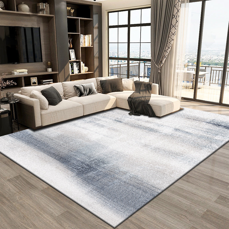 BowLift | Trendy abstract print carpet multicolored polyester indoor rug non-slip backing pet-friendly easy-to-clean area rug for the living room