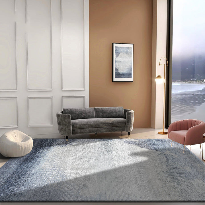 BowLift | Trendy abstract print carpet multicolored polyester indoor rug non-slip backing pet-friendly easy-to-clean area rug for the living room