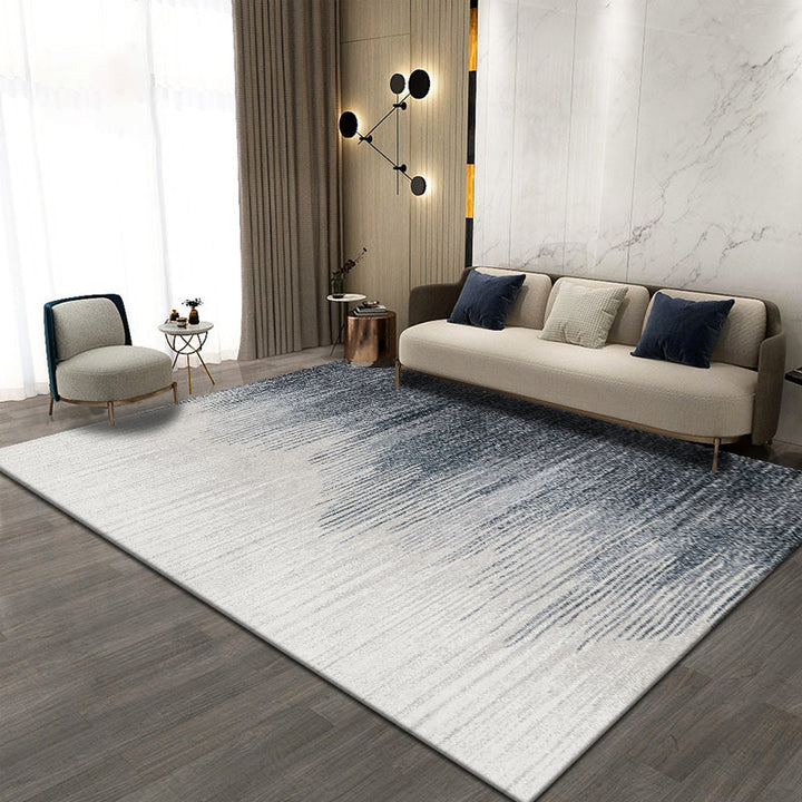 BowLift | Trendy abstract print carpet multicolored polyester indoor rug non-slip backing pet-friendly easy-to-clean area rug for the living room