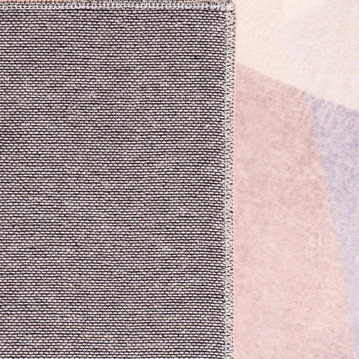 BowLift | Simple Color Block Carpet Multi-Color Synthetic Rug Non-Slip Backing Easy Care Pet Friendly Indoor Carpet for Home