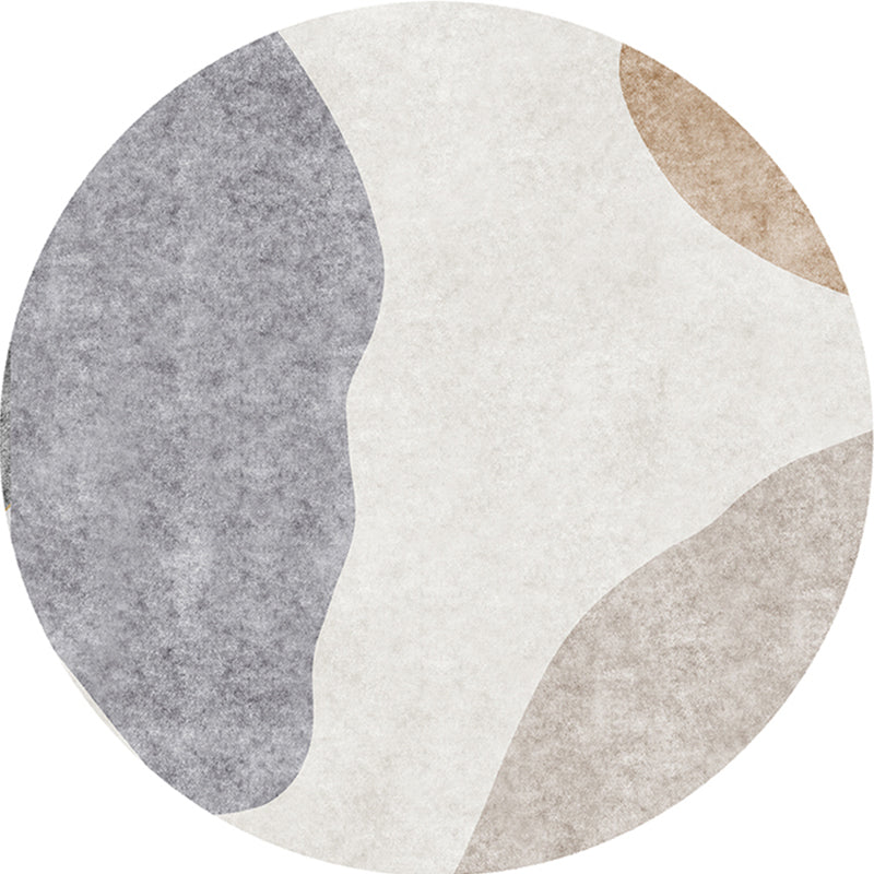 BowLift | Comfort Colorblock Carpet Multi-Colored Polyester Indoor Carpet Non-Slip Back Machine Washable Area Rug for Bedroom