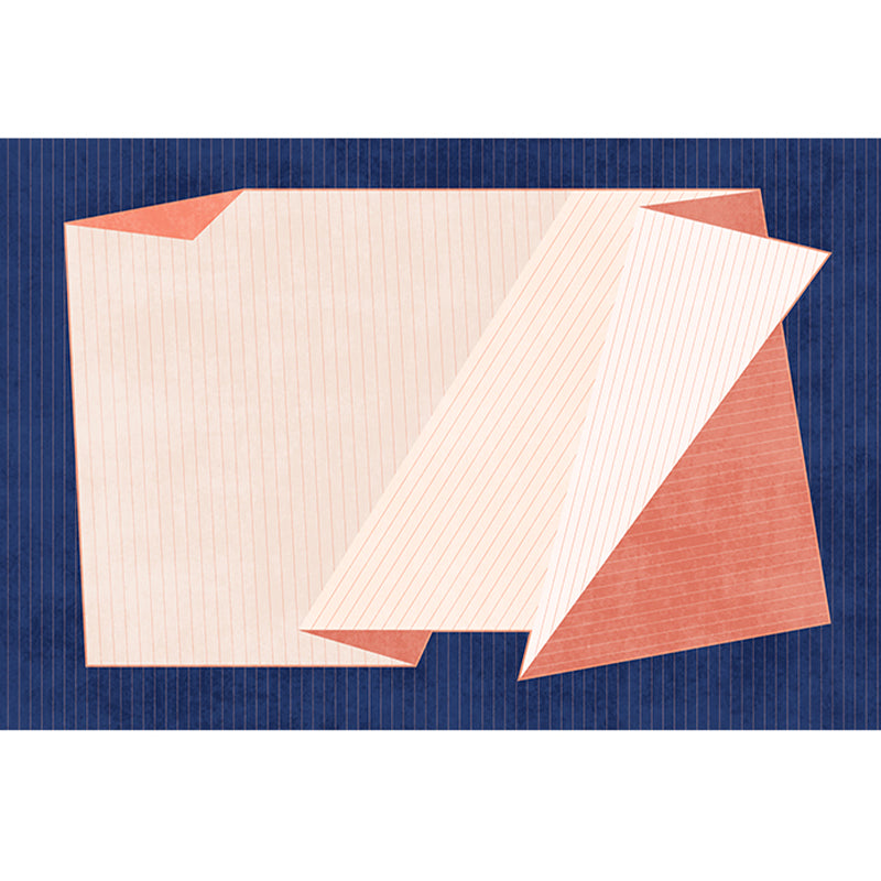 BowLift | Colorfully patterned rug made of synthetic Minimalist indoor rug Non-slip backing Pet-friendly Easy to care for for room