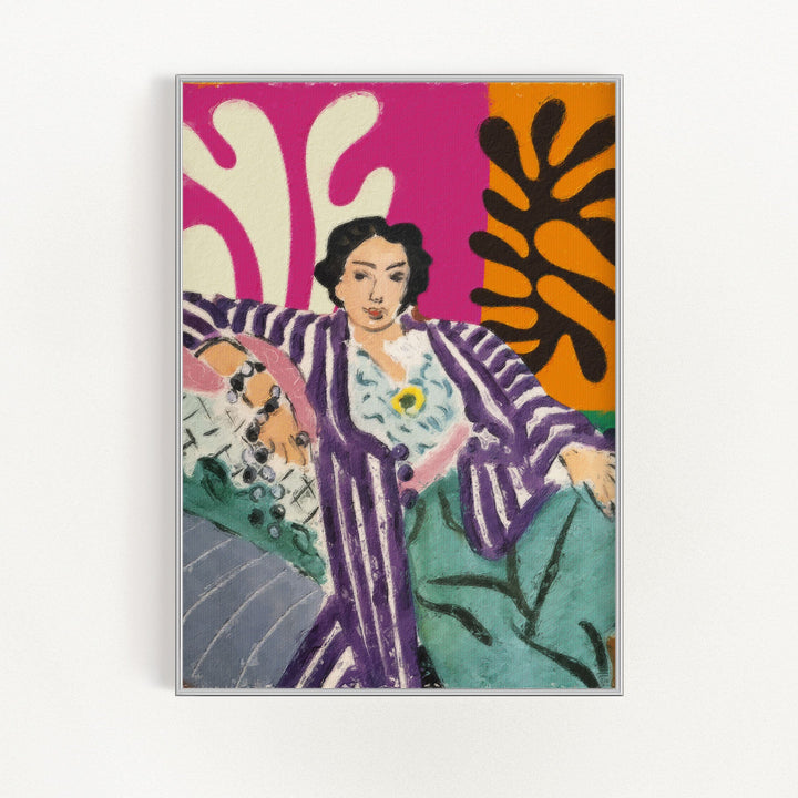 Matisse - Woman in a purple coat | Bowlift