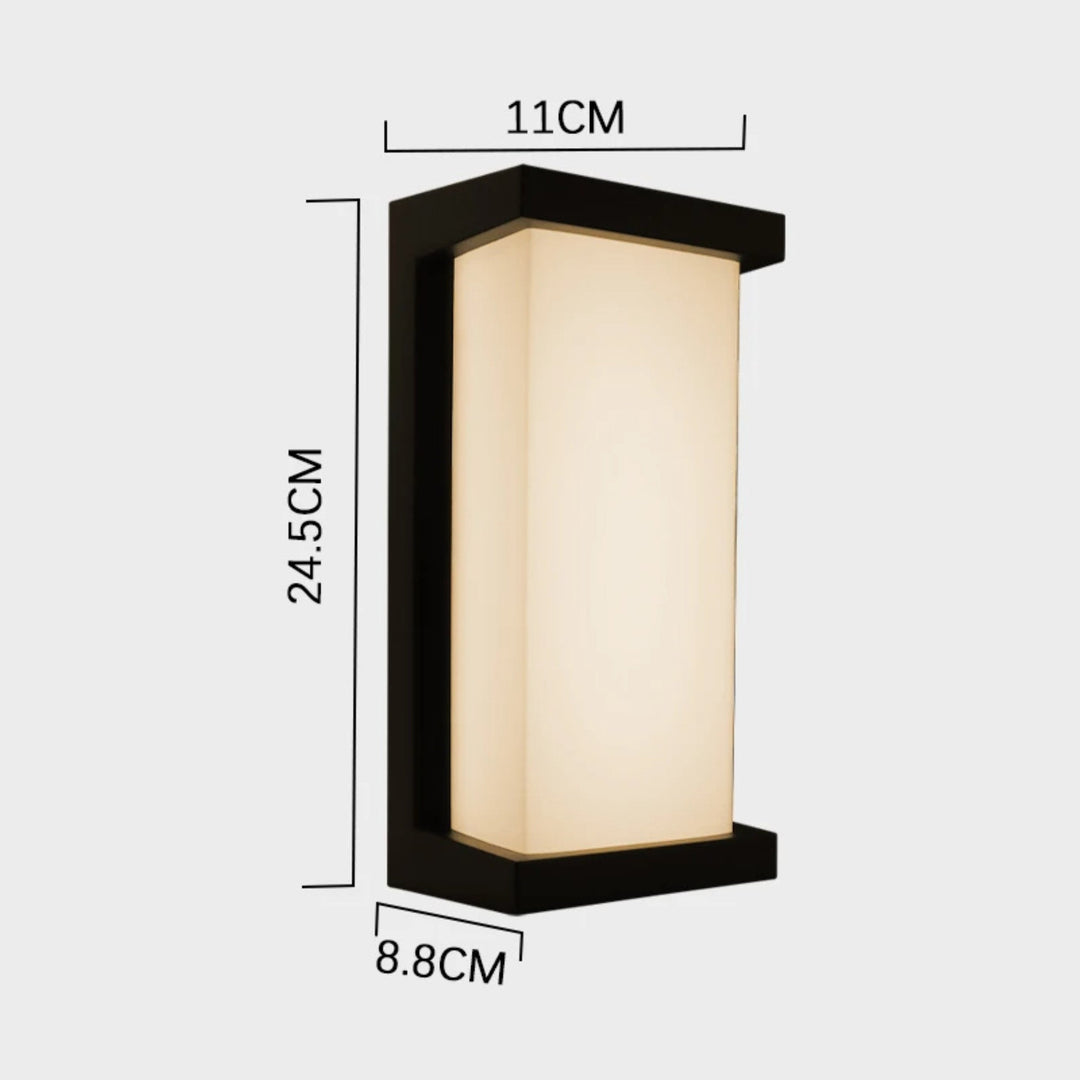 BowLift | LumeRadar – Modern LED Outdoor Wall Light with IP65 Waterproof & Motion Radar Sensor