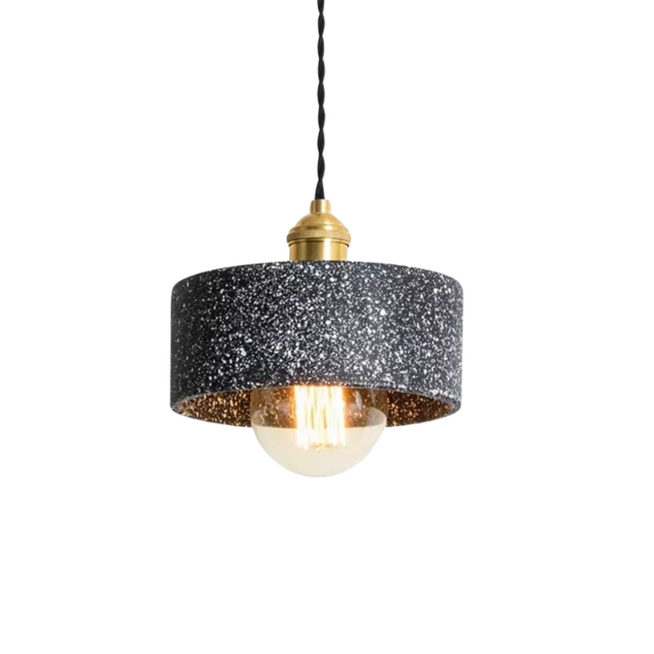 BowLift | UrbanLume – Modern Cement Hanging Lamp