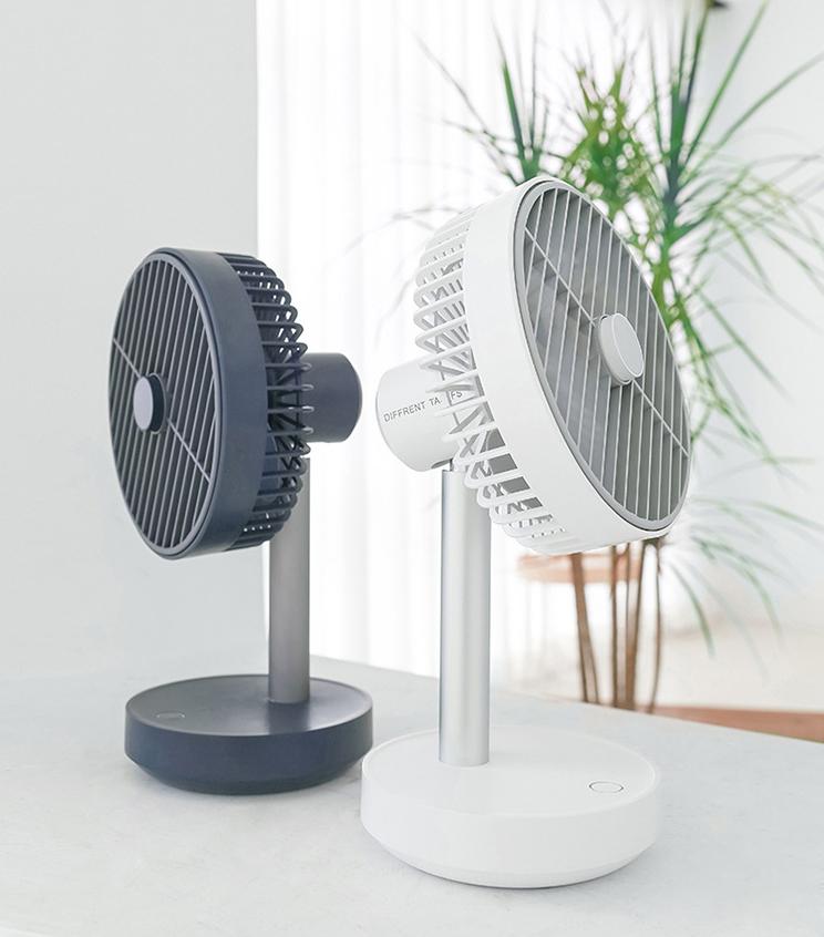 Wireless Rotating Hood & Oscillating Head Desktop Fan, Super Quiet, Super Cool | Bowlift