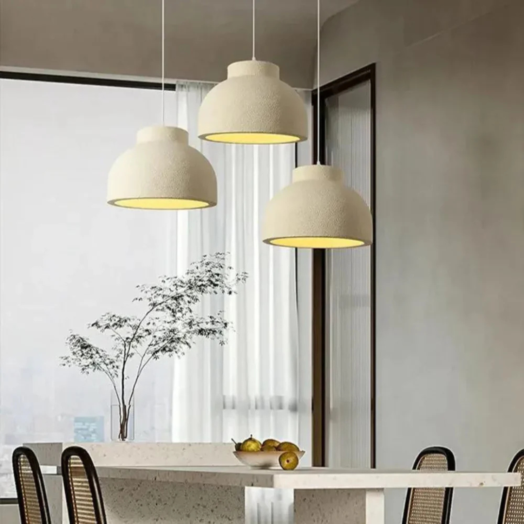 BowLift | Minimalist Scandinavian Pendant Light made of Polystyrene
