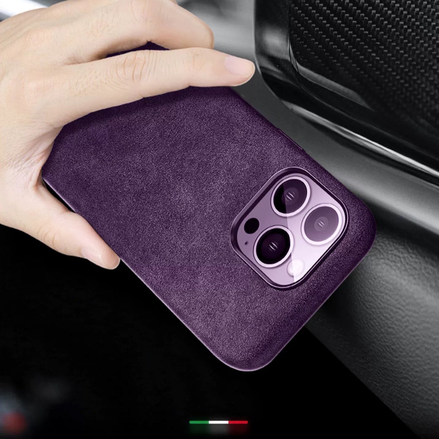 BowLift | Italian Alcantara Magnetic Case for Iphone