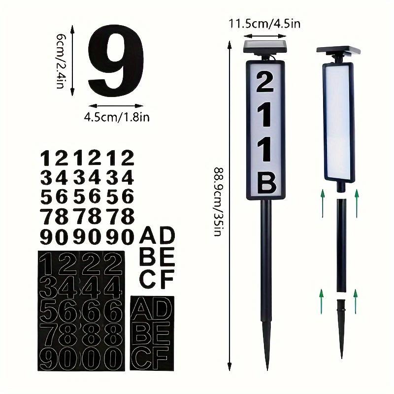 BowLift | Solar-Powered Address Sign with Dual Lighting Modes