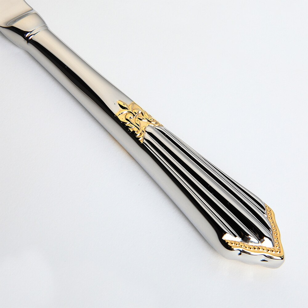 BowLift | 24- or 48-Piece Stainless Steel Cutlery Set with Gold Finish – GlowCut