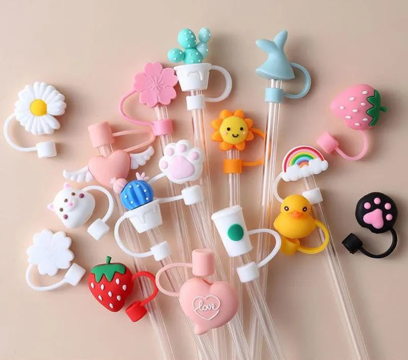 BowLift | Drinking straw lid & decorative attachments made of silicone