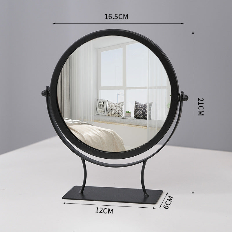 BowLift | Creative Metal Vanity Mirror with Multifunctional Jewelry Storage