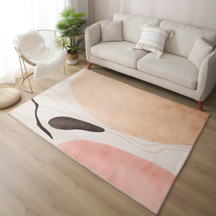 BowLift | Relaxing Living Room Carpet Multicolor Color Block Indoor Carpet Polypropylene Non-Slip Backing Easy Care Carpet