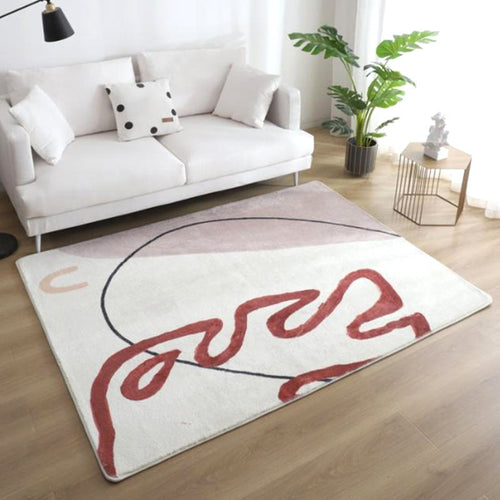 BowLift | Southwestern handcrafted rug Multicolor Polyester indoor rug non-slip backing easy care rug for living room