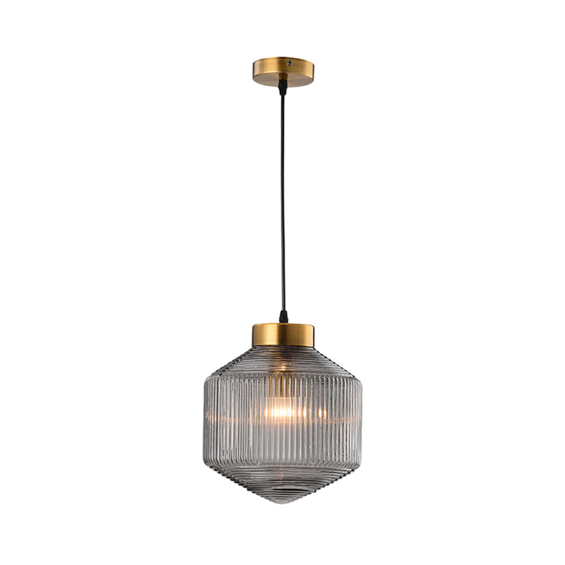 Modern Drum Chandelier made of Glass – Elegant Lighting for Dining Room and Living Room | Bowlift