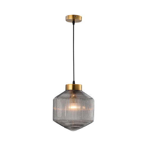 Modern Drum Chandelier made of Glass – Elegant Lighting for Dining Room and Living Room | Bowlift