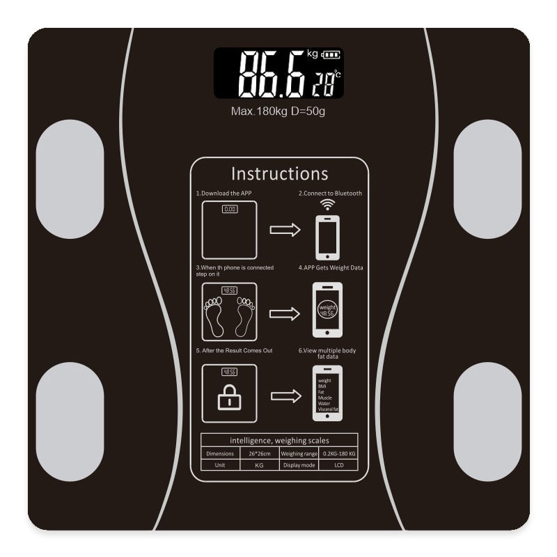 BowLift | Functional LED Digital Body Fat Scale