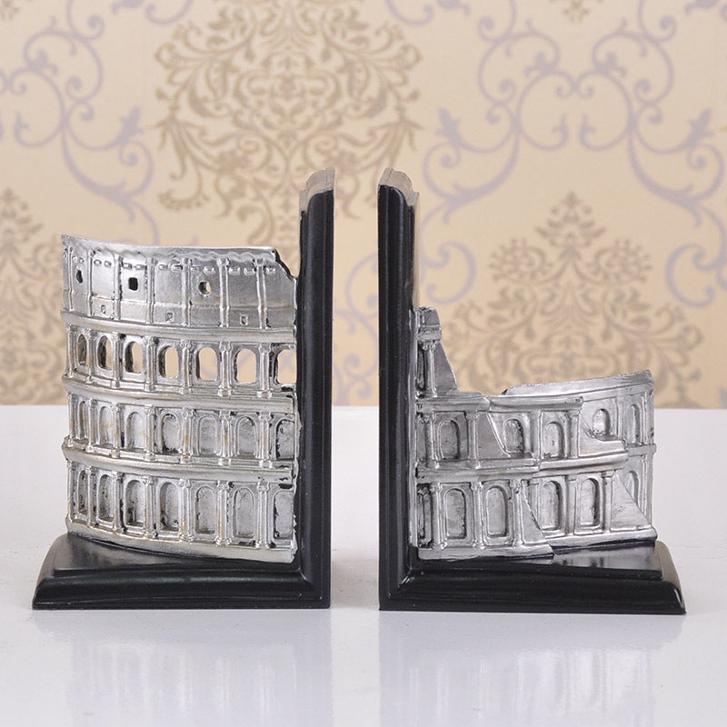 Decorative Colosseum Bookends