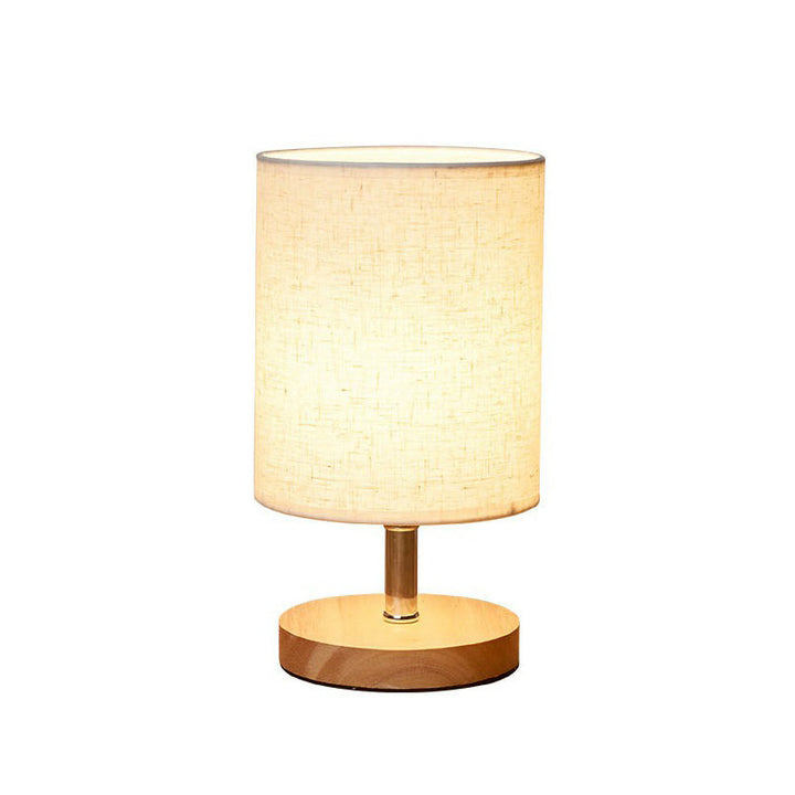 Stylish Minimalist Table Lamp - LinenWood | Bowlift