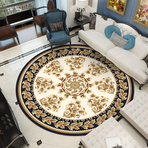 BowLift | Shabby Chic Living Room Rug Multicolored Flower Printed Indoor Carpet Non-Slip Pet-Friendly Area Rug